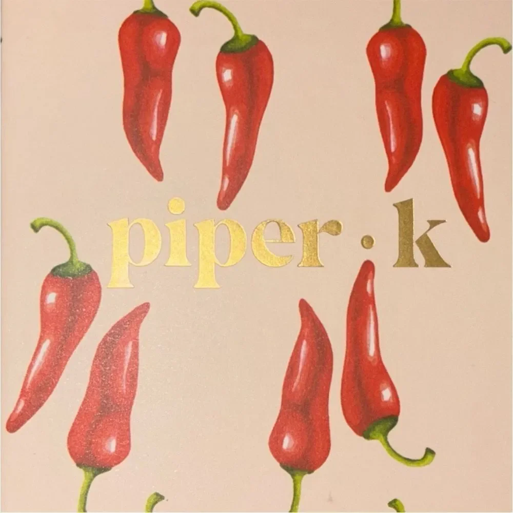 PIPER K Retro Style Motel Hotel Key Chili Pepper Keychain‎ Bag Charm NEW NWT